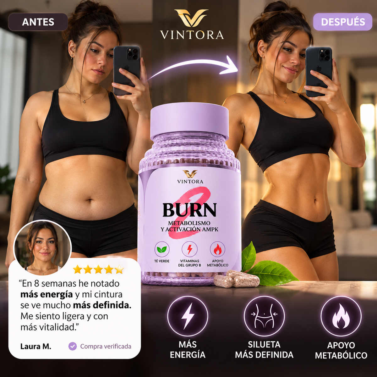 VINTORA Metabolic Balance | Complemento Alimenticio para el Metabolismo