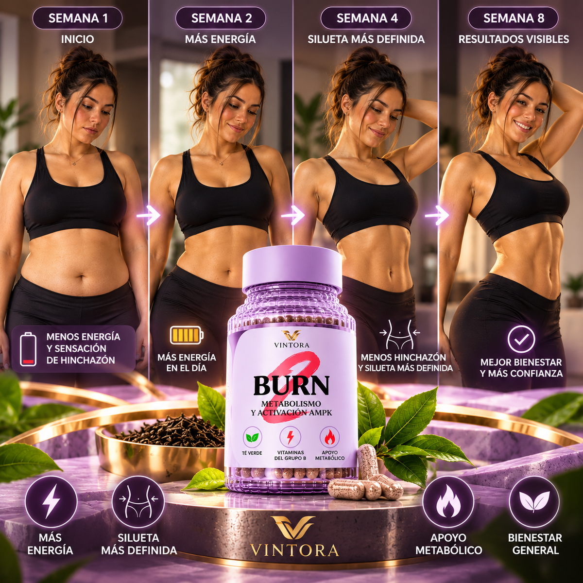VINTORA Metabolic Balance | Complemento Alimenticio para el Metabolismo